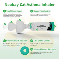 Neobay espaciador felino con dos mascaras pequeñas y medianas incluidas