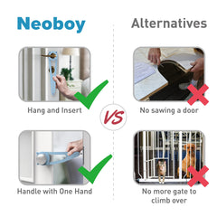Neobay uso con una mano: acceso rápido desde dentro o fuera