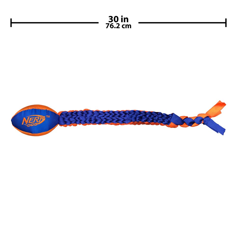 Nerf Dog Vortex Chain Tug para razas medianas y grandes, ideal para sesiones de juego