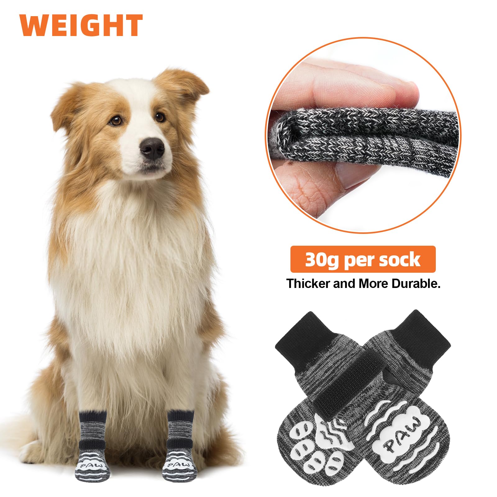 Calcetines NESAYVER para perro evitan lamidas de patas.