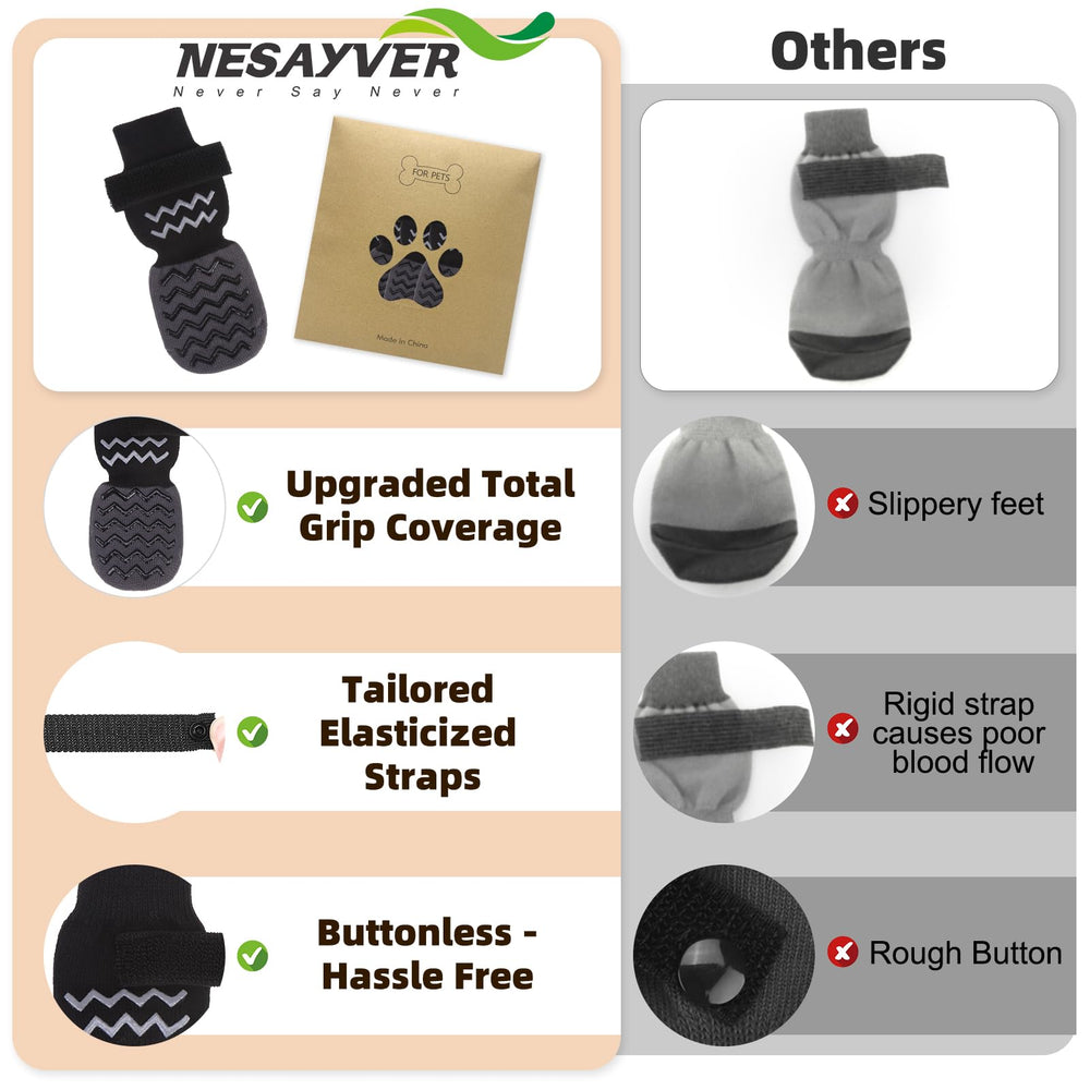 NESAYVER tejido suave y transpirable cuida las patas manteniéndolas cómodas