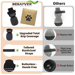 NESAYVER tejido suave y transpirable cuida las patas manteniéndolas cómodas