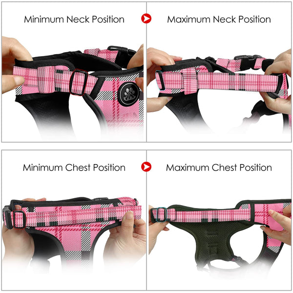 NESTROAD arnés con hebillas rápidas y control frontal para entrenamiento seguro