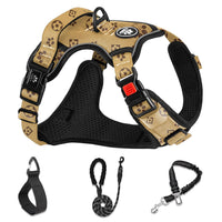 Arnés NESTROAD para perro con hebillas rápidas, fácil de colocar.