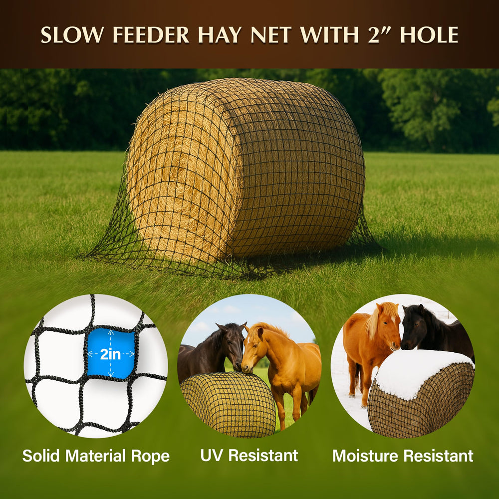 NETYSAY compatible con heno redondo y pacas cuadradas para mayor flexibilidad
