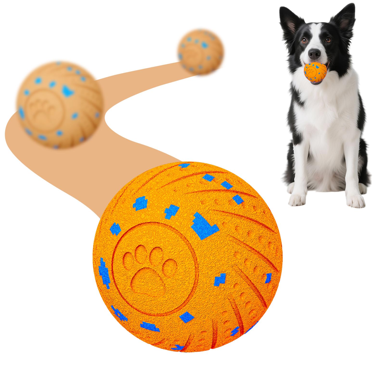 NETRCO bola interactiva para perros con activación de movimiento, juego independiente