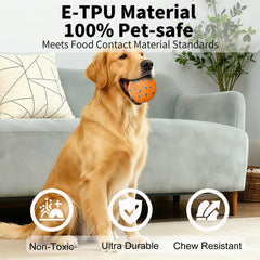 NETRCO bola para perros carga rápida USB-C y entretenimiento prolongado