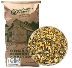 New Country Organics alimiento para gallinas sin trigo, apoyo a una dieta equilibrada