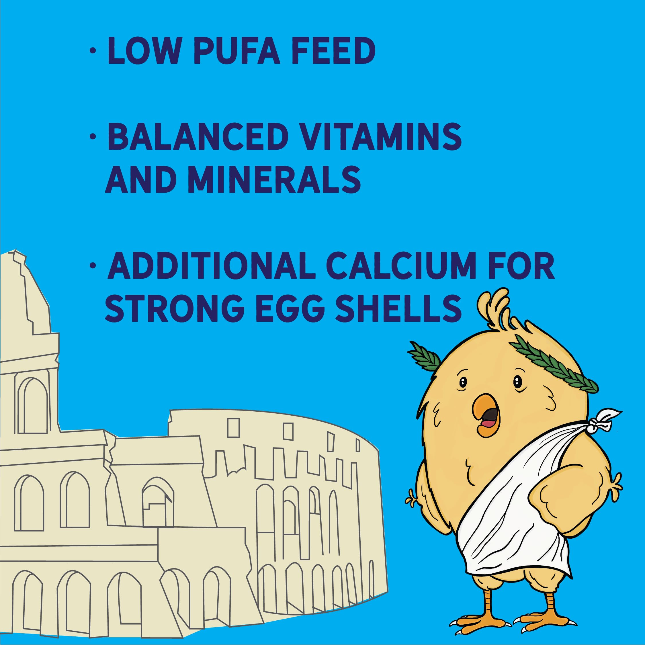 New Country Organics gallinas felices en corral gracias al alimento.