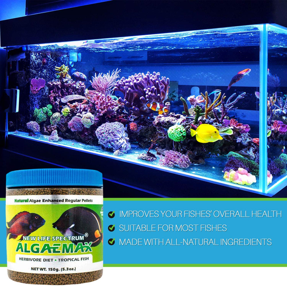 New Life Spectrum AlgaeMax Regular 150 g: gránulos que se hunden para alimentación estable