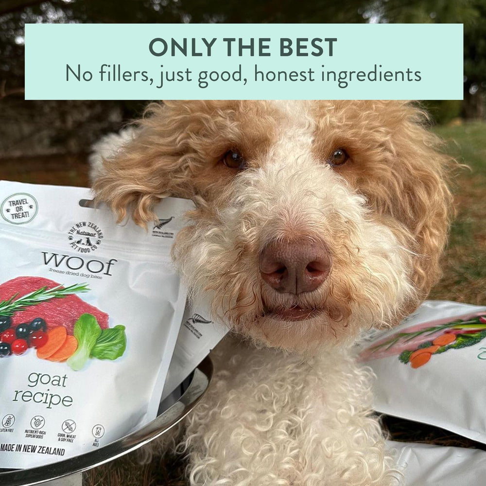 The New Zealand Natural Pet Food Co Woof aceite de coco y algas para digestión
