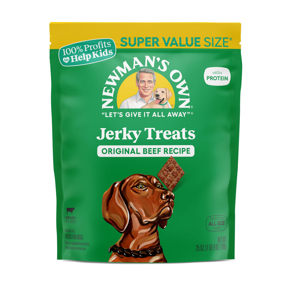 Newman's Own Jerky para perros: trozos masticables para entrenamiento.
