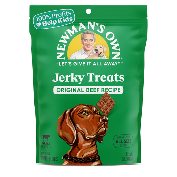 Newman's Own para perros: tiras de res originales, empaque de 6 onzas