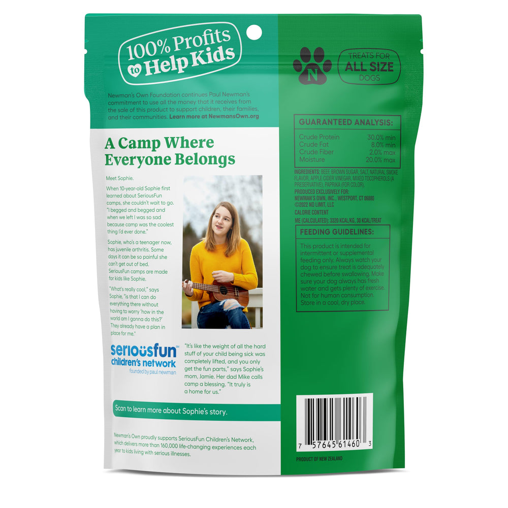 Ingrediente sin granos, Newman's Own, snack natural para perros activos