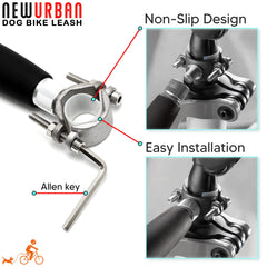 NEWURBAN detalle de amortiguación, control suave durante el paseo en bici.