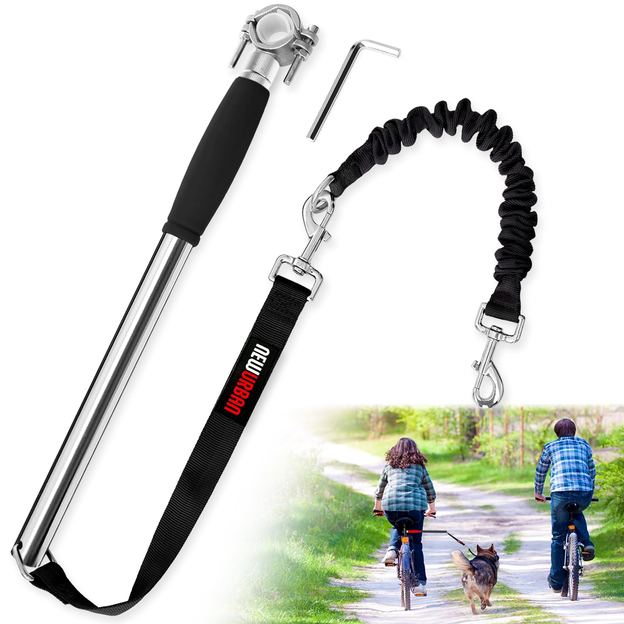 NEWURBAN seguridad para perros durante ejercicio al aire libre.