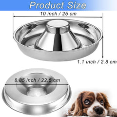 Tazones de acero inoxidable Nexboraque para perros pequeños, duraderos y seguros