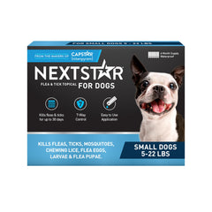 NEXTSTAR Drops: frasco de aplicación rápida para perros, protección frente a pulgas y garrapatas.