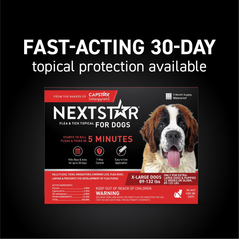 NEXTSTAR recomendado por veterinarios para perros, aplicación segura y conveniente.