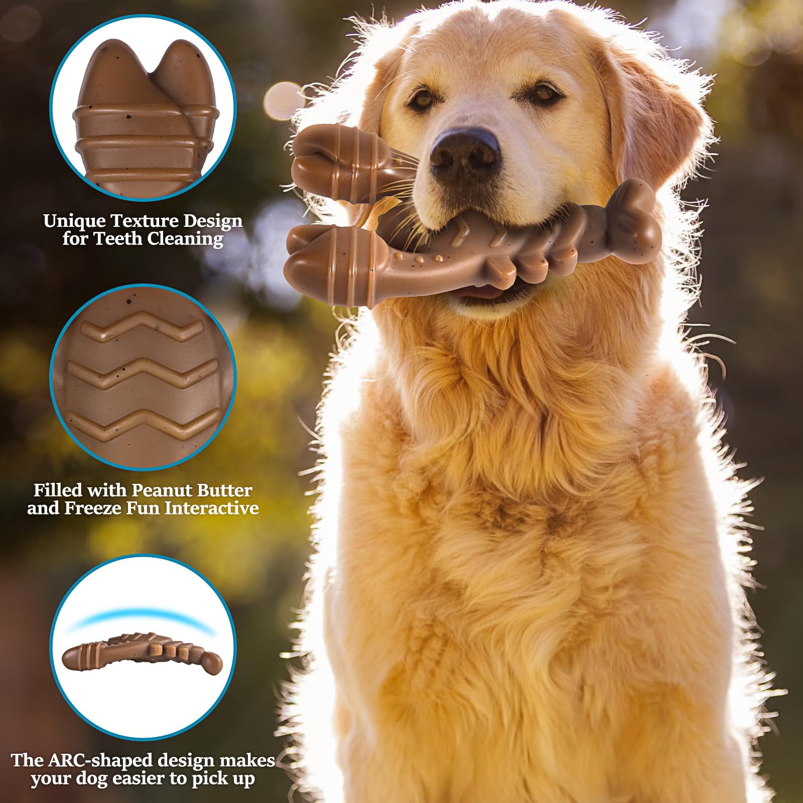 NEZIN juguete dental seguro para perros.