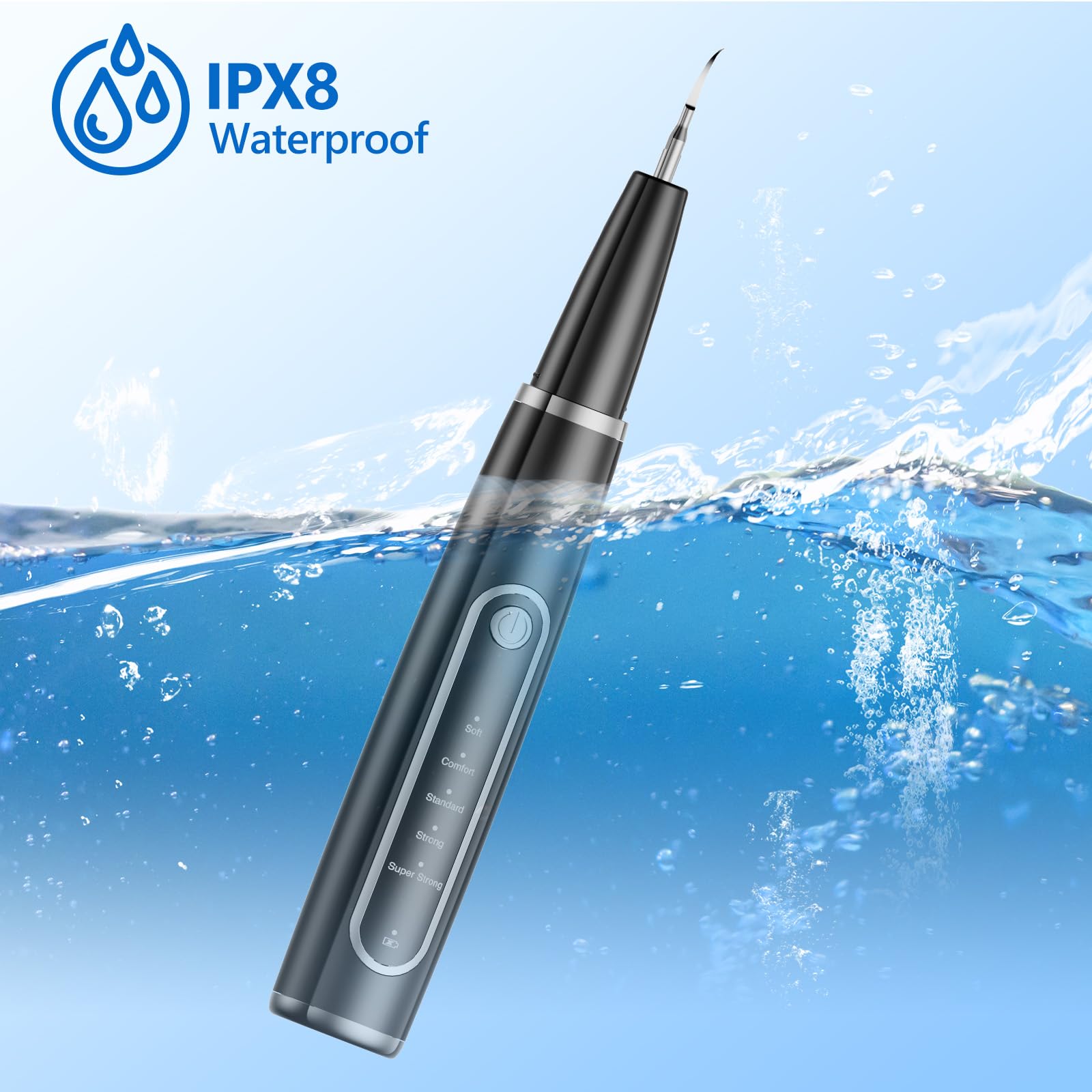 Ni-SHEN Carga USB e IPX6 resistente para uso diario.