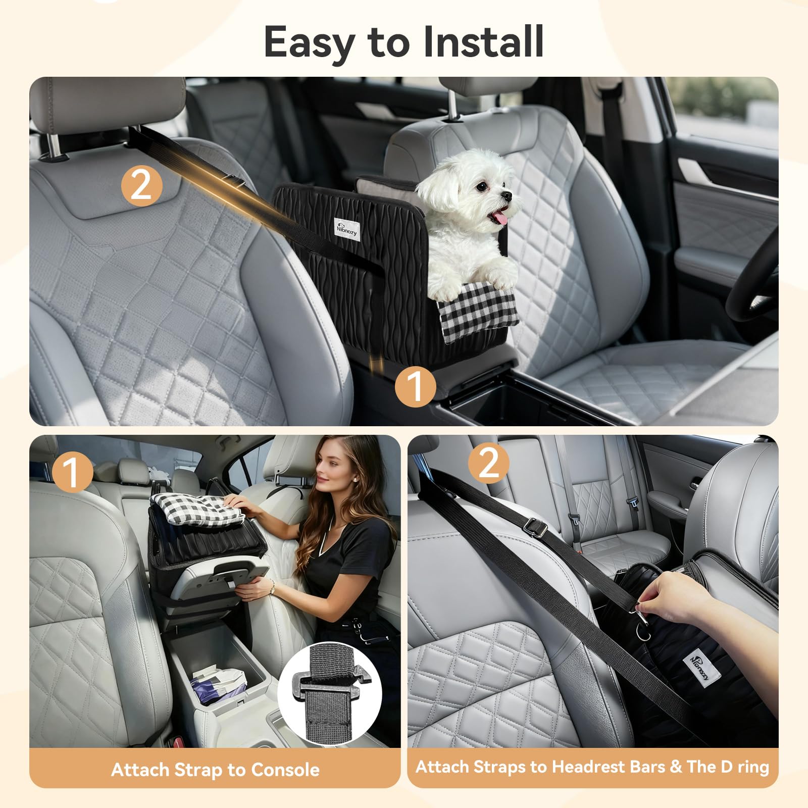 Nibnozy almohadilla-lavable facilita la limpieza de manchas después del viaje.