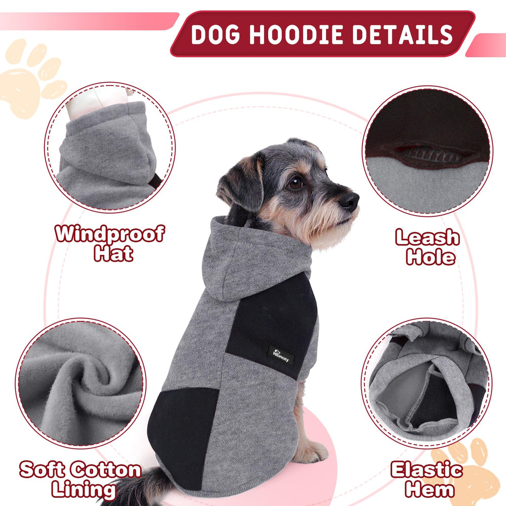Sudadera nibnozy con diseño de bloques de color, ideal para paseos con estilo.