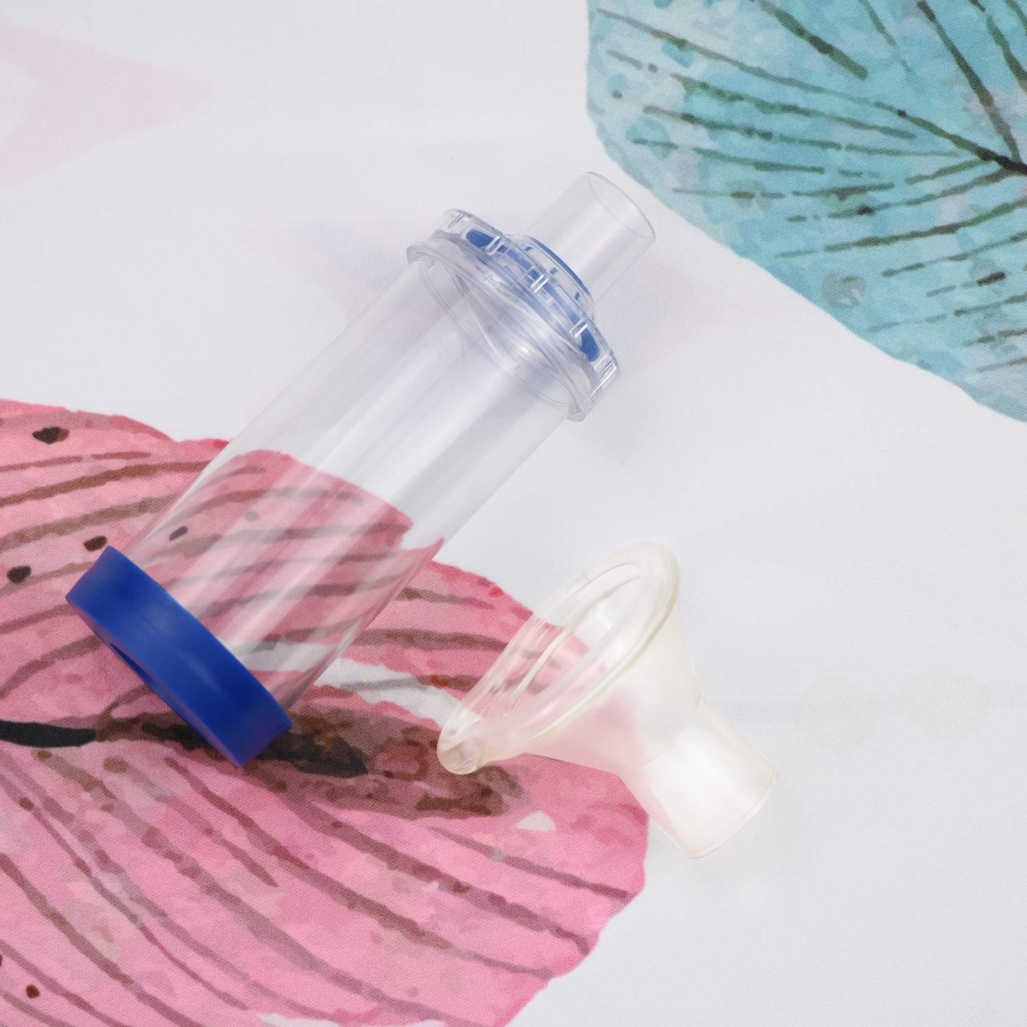Nicehel inhalador espaciador, diseño compacto para visitas al veterinario