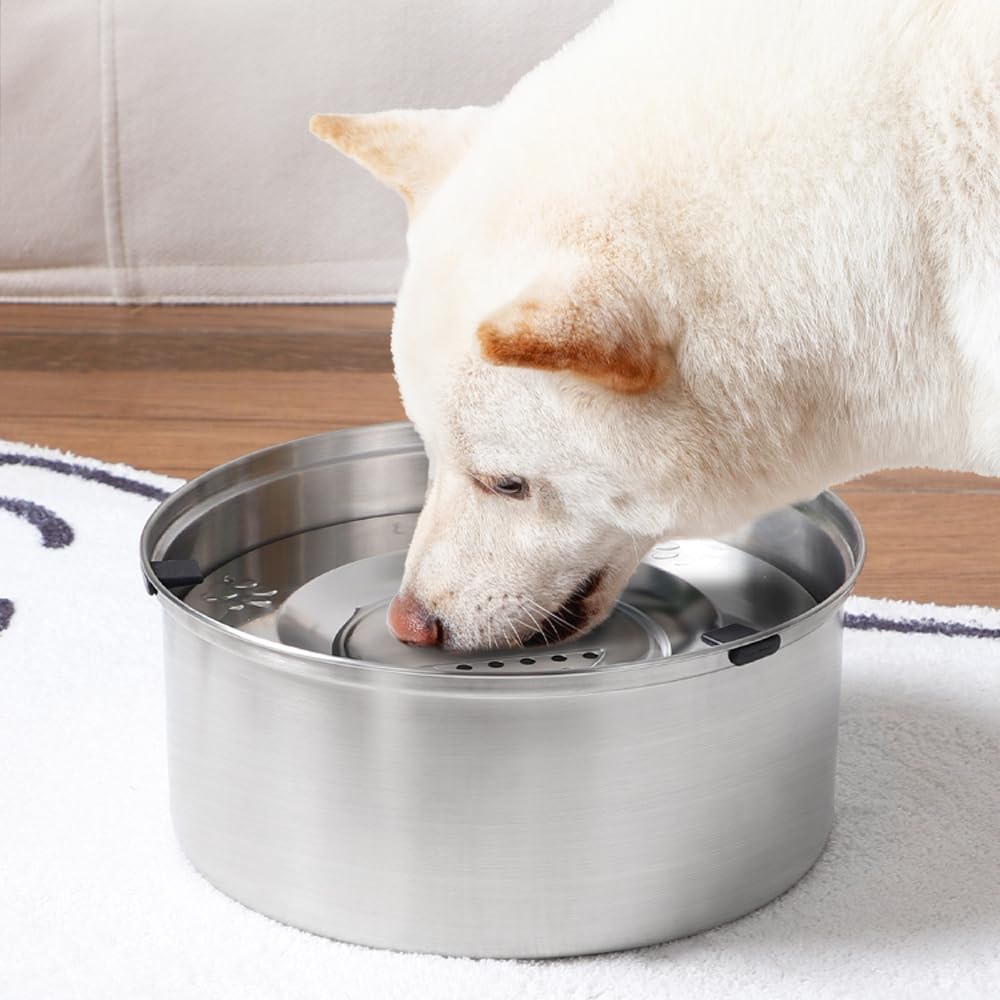 nicelock acero inoxidable 304, cuenco duradero y seguro para beber tu mascota.