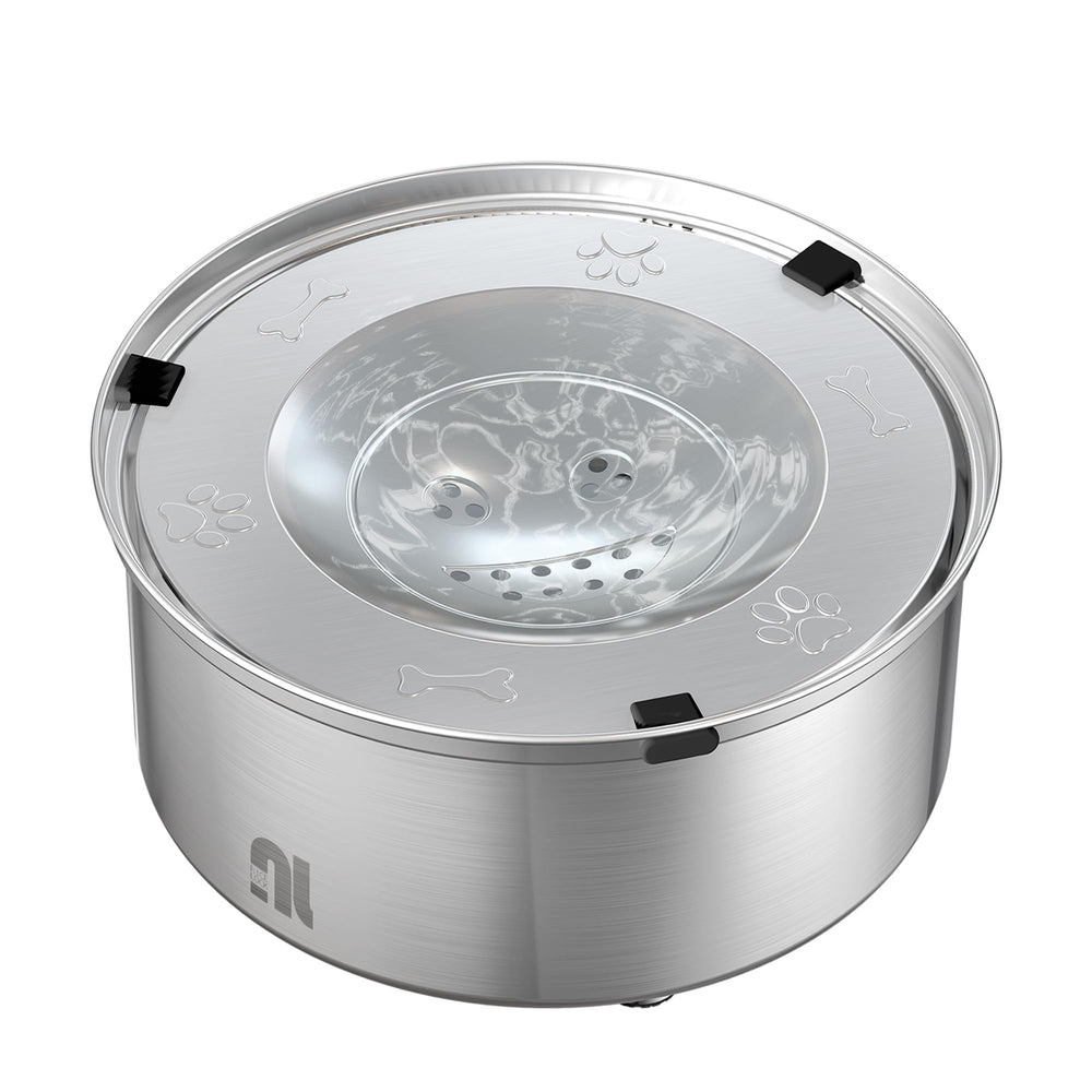 nicelock cuenco agua para perro sin derrame, capacidad 3L, ideal para casa.