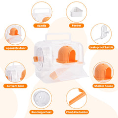 Nicerice bebederos-jaula-hamster para hidratación cómoda en cualquier lugar