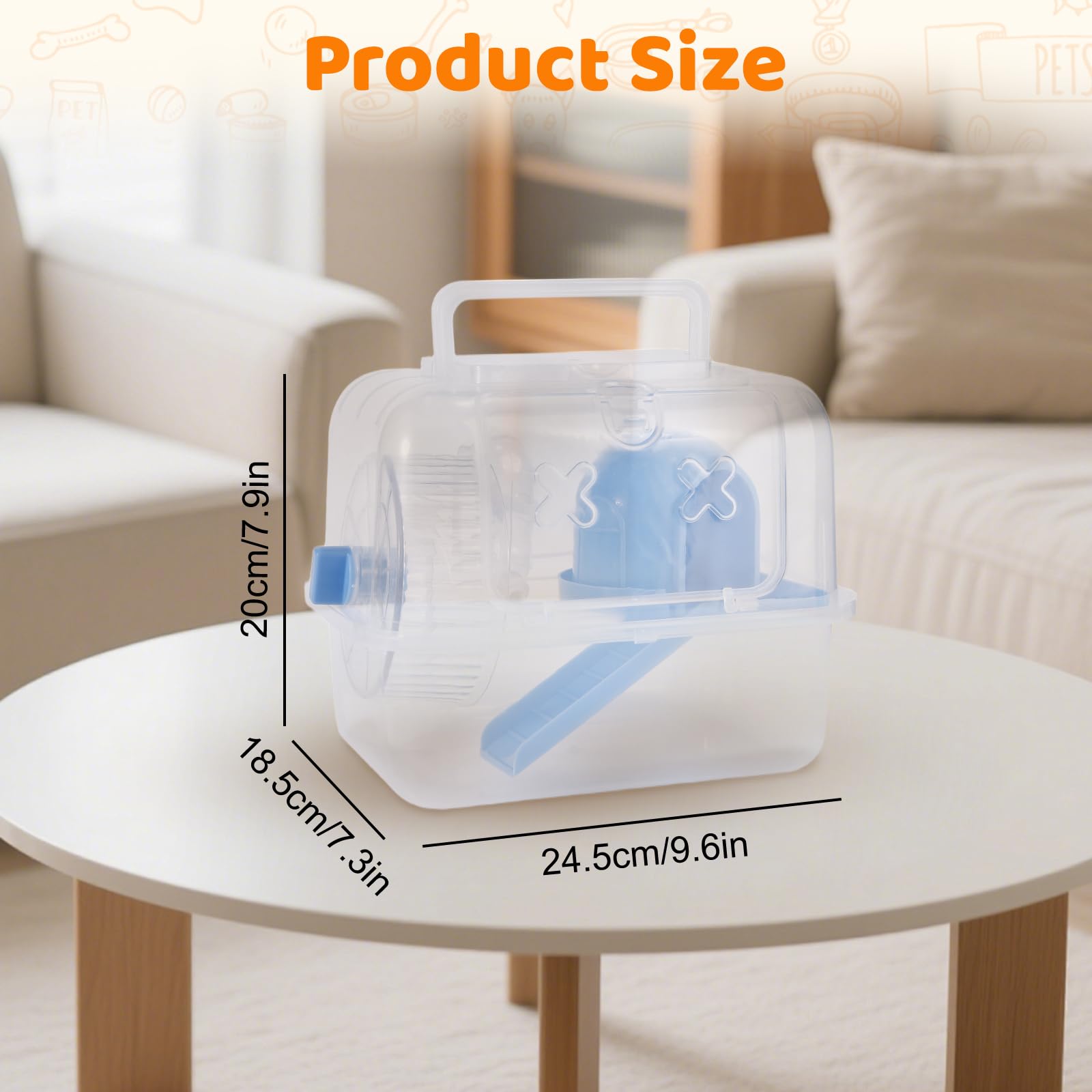 Nicerice escaleras-casas-dispensadores para hamster