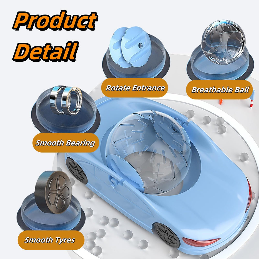 Nicerice coche hamster: limpieza fácil gracias a material impermeable.