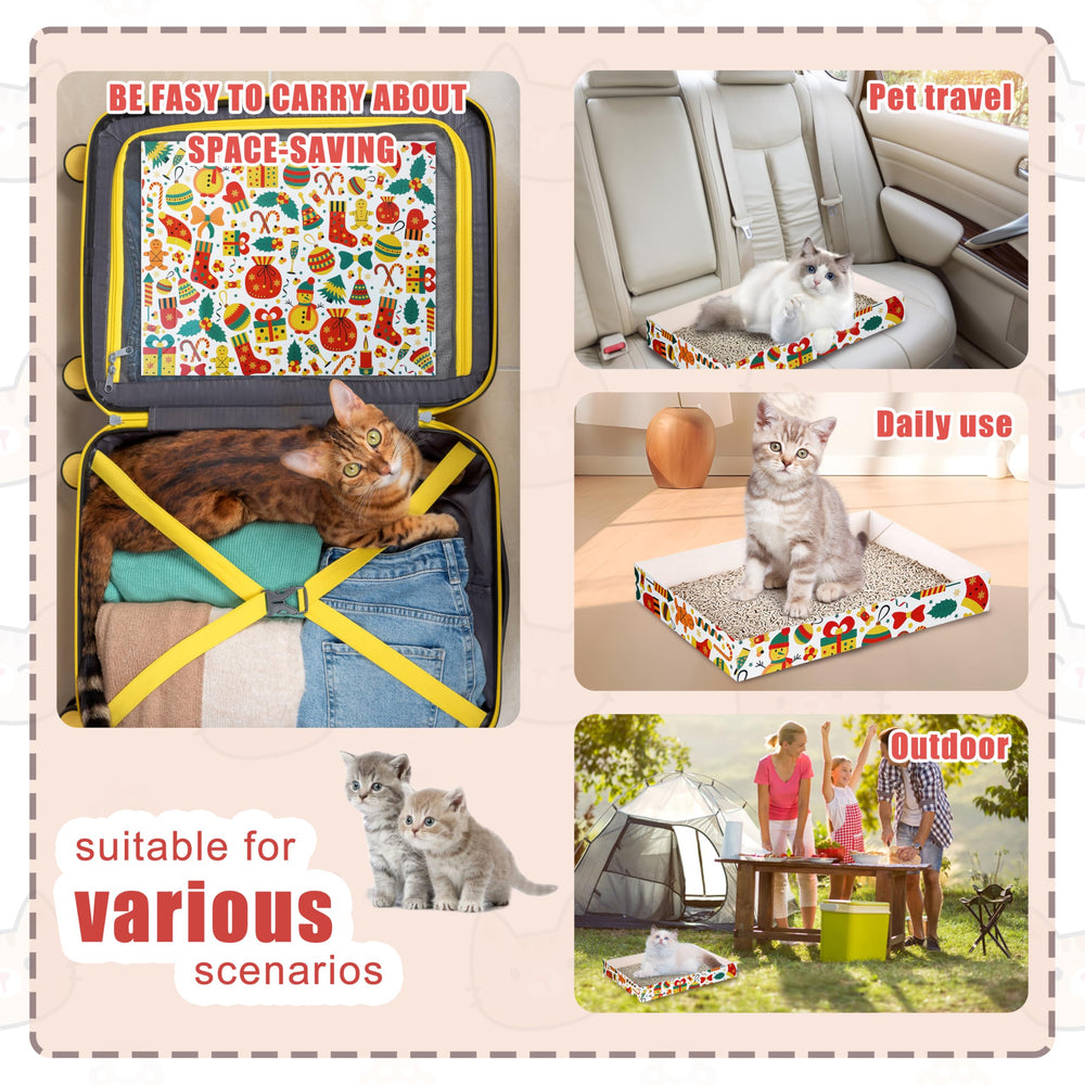 NICERINC PET caja litter impermeable, evita filtraciones durante el uso