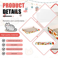 NICERINC PET caja litter navidad plegable para viaje, montaje sencillo