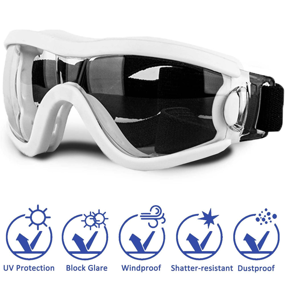 Gafas NICERINC PET con protección UV para perros activos durante paseos.