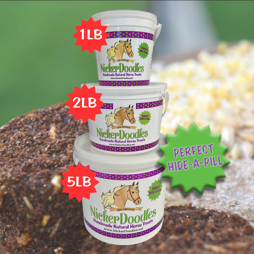 Nickerdoodles ingredientes saludables: trigo, avena y linaza para una golosina nutritiva.