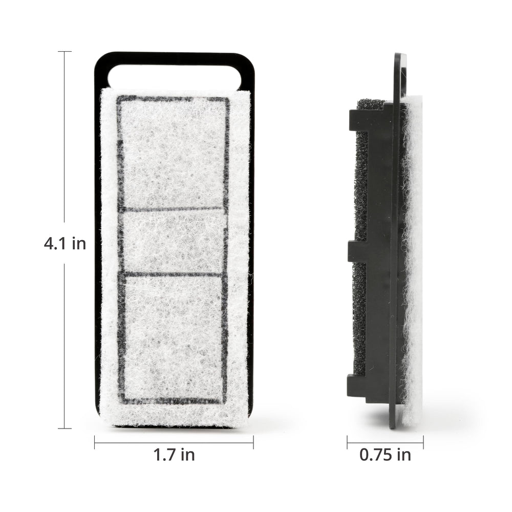 Esponjas de entrada NICREW para flujo estable y protección del filtro.