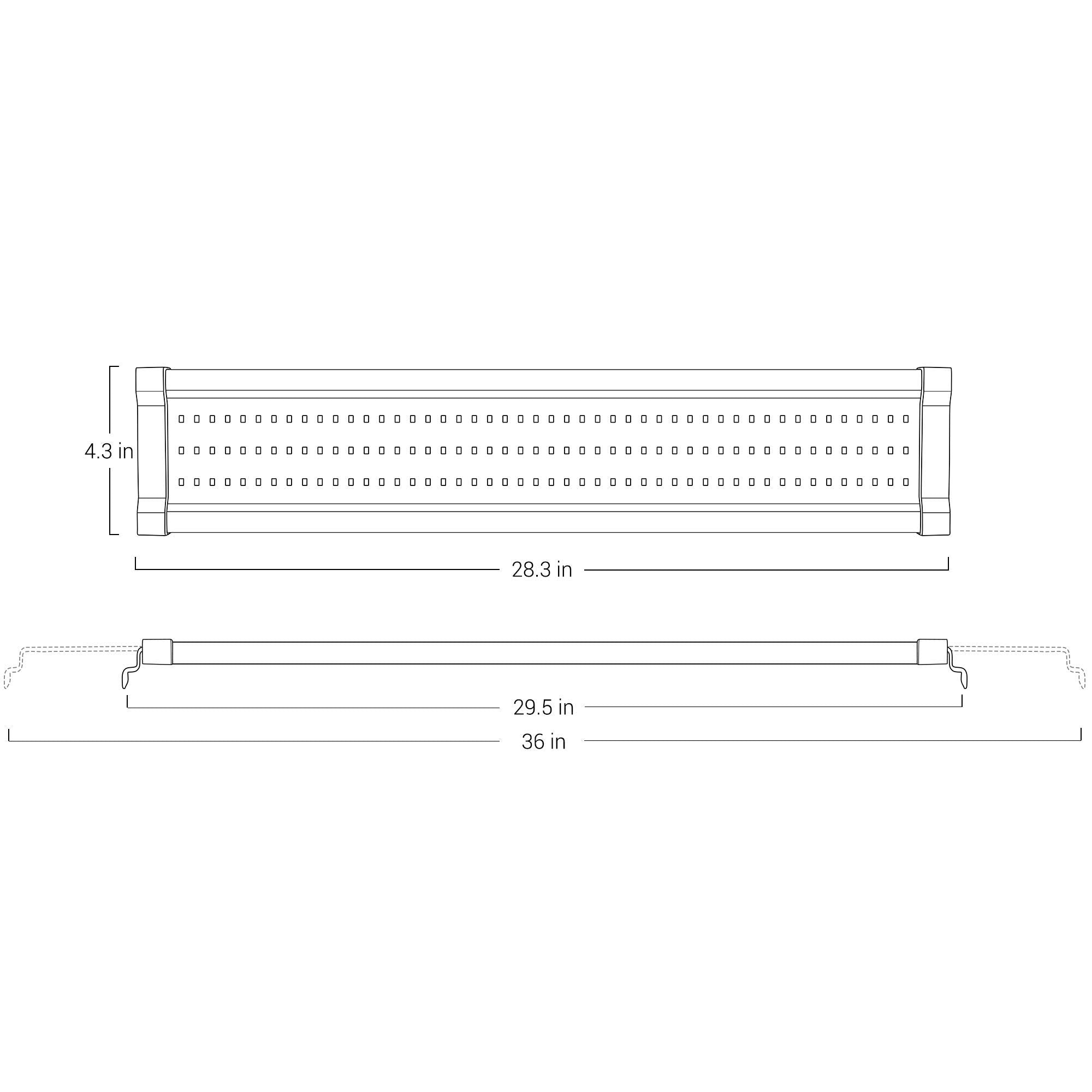 NICREW ClassicLED Gen 2: acuario de 30–36 pulgadas con iluminación adecuada.