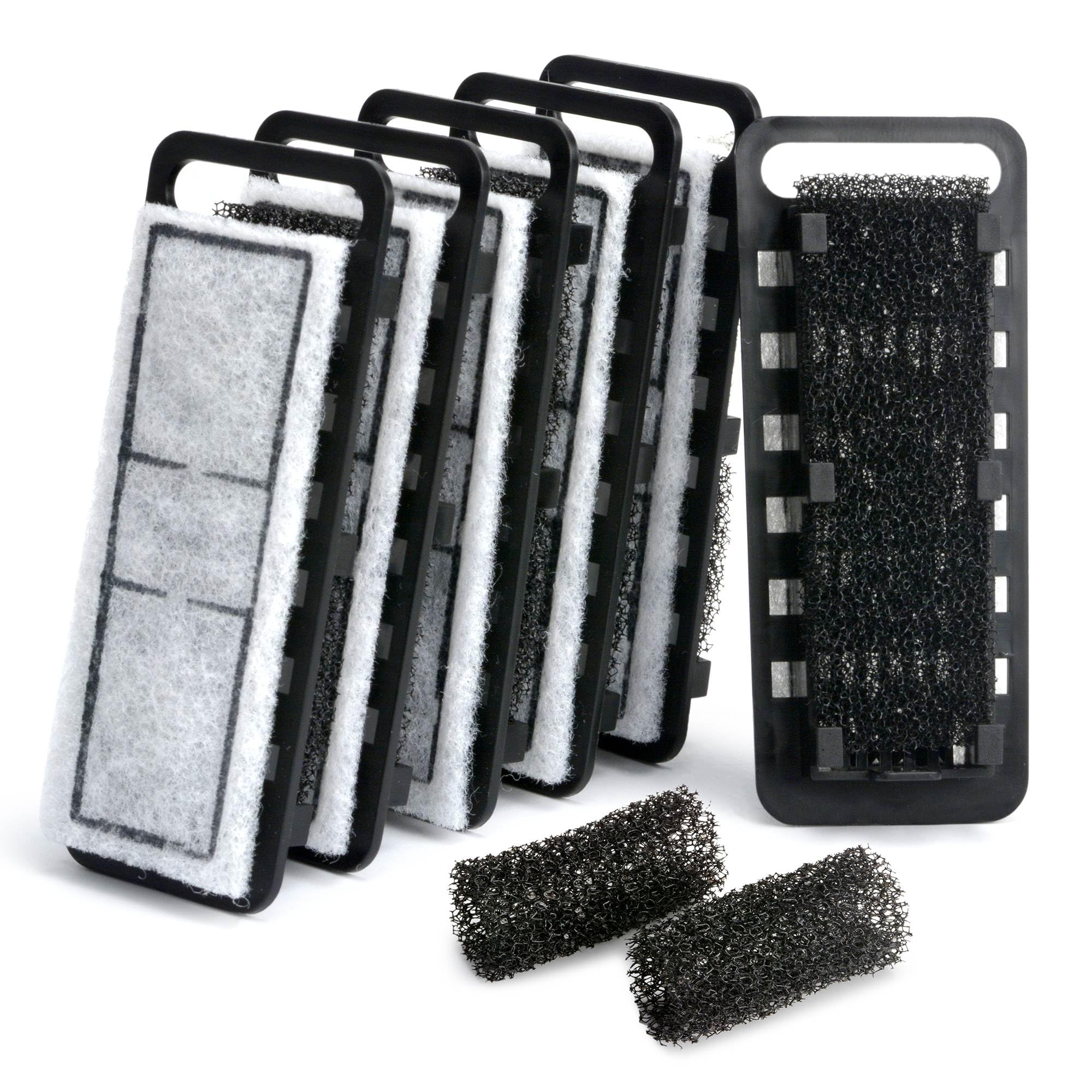 NICREW cartuchos delgados de filtro para filtración eficiente en acuarios.