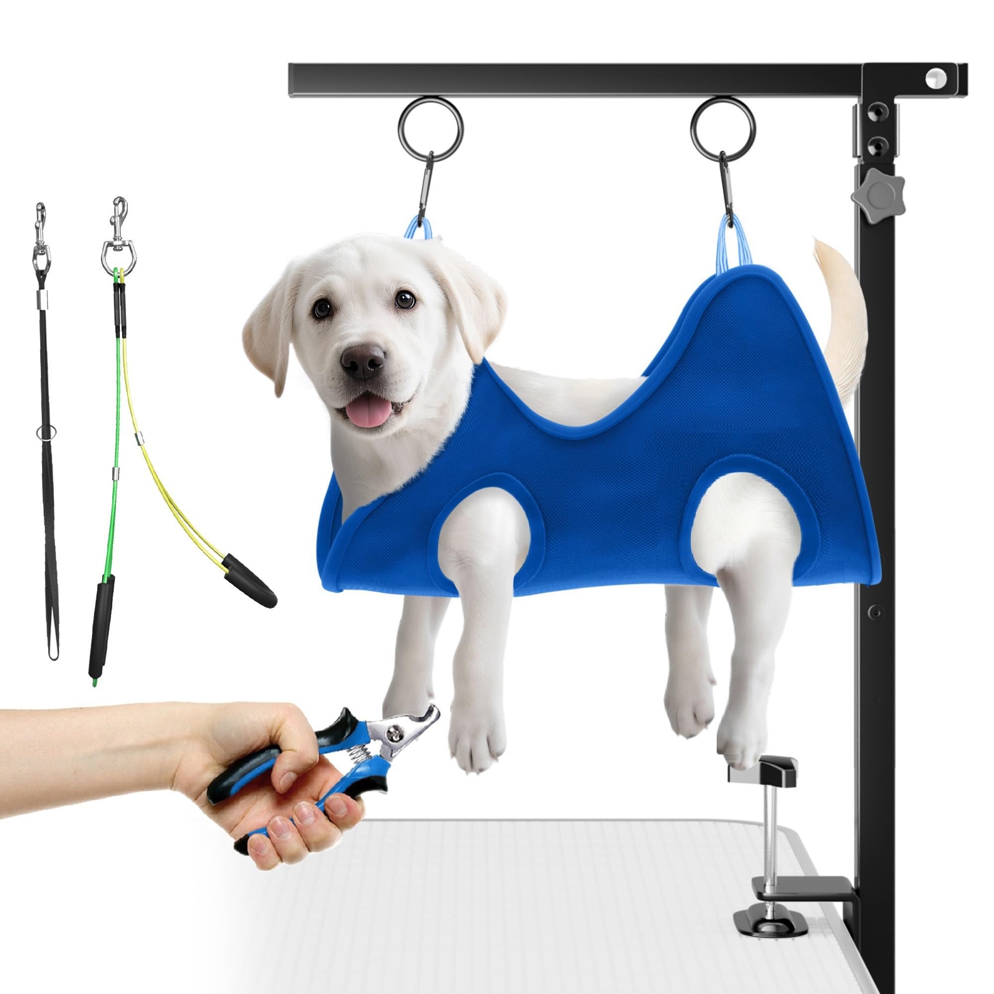 niffgaff brazo de grooming ajustable para perros, altura versátil para razas pequeñas