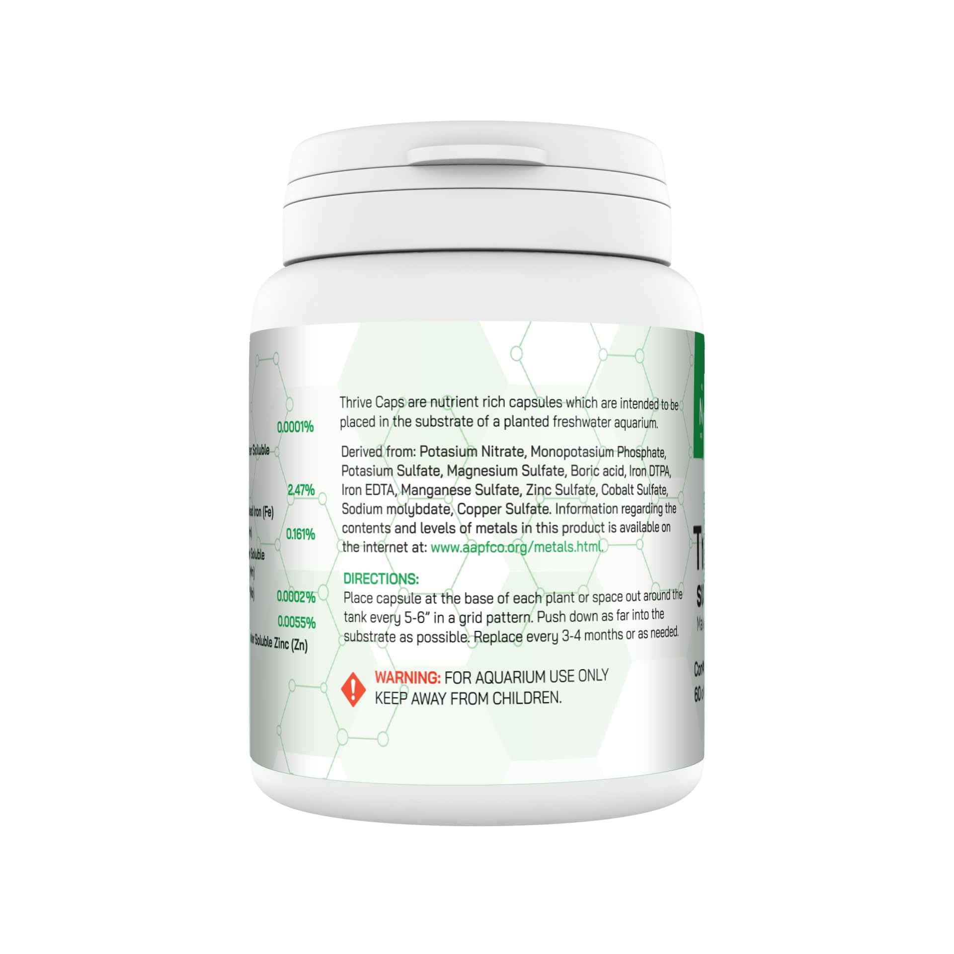 NilocG ThriveCaps proporcionan fuente nutritiva de larga duración para plantas.