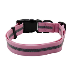 Collar NIMBLE con raya reflectante, mayor visibilidad en salidas.
