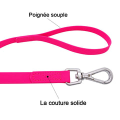 Correa NIMBLE de 30 pies rosa para obediencia al aire libre.