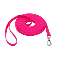 Correa NIMBLE de 50 pies rosa para entrenamiento y control.