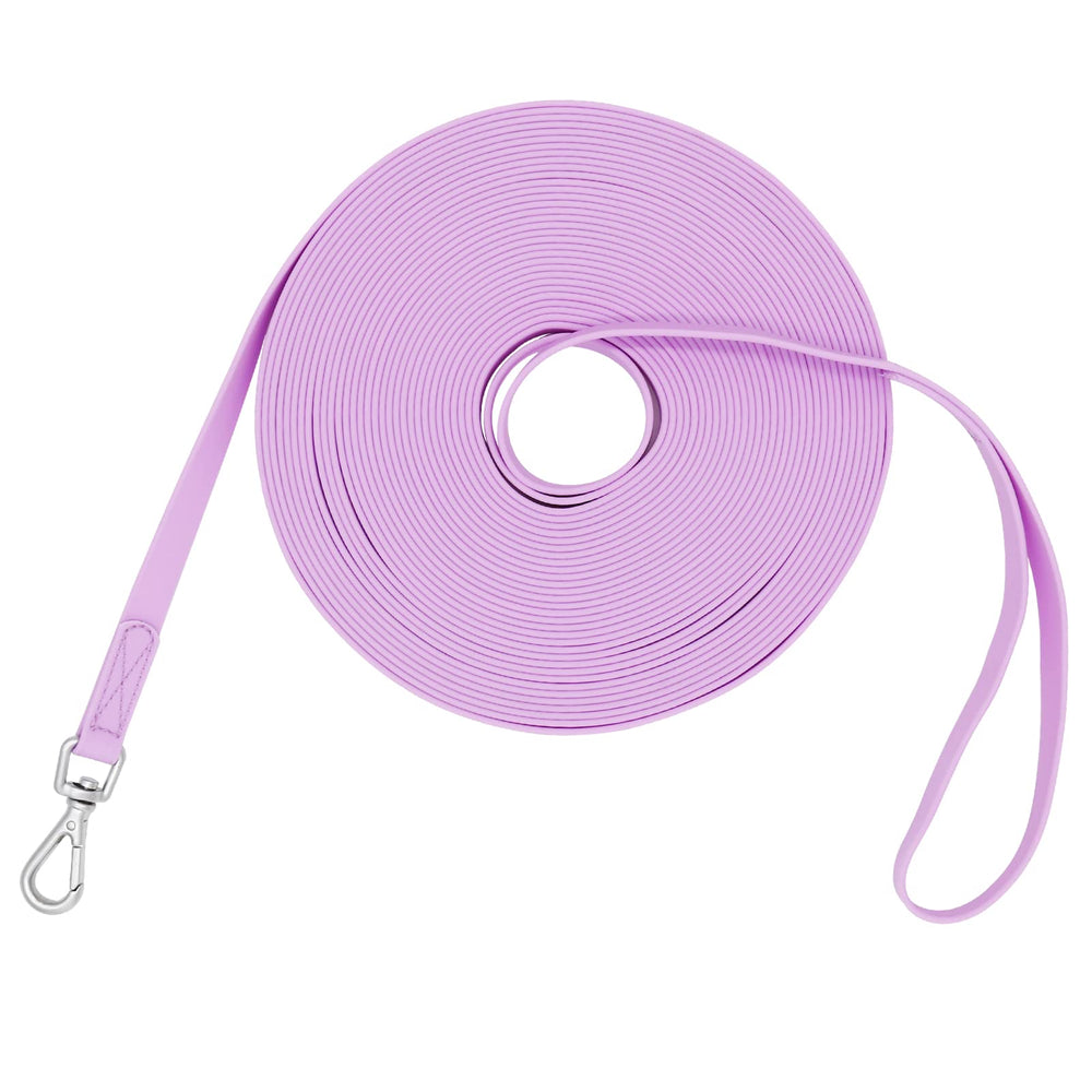 NIMBLE correa impermeable para perros, 50 pies, morado, ideal para entrenar al aire libre
