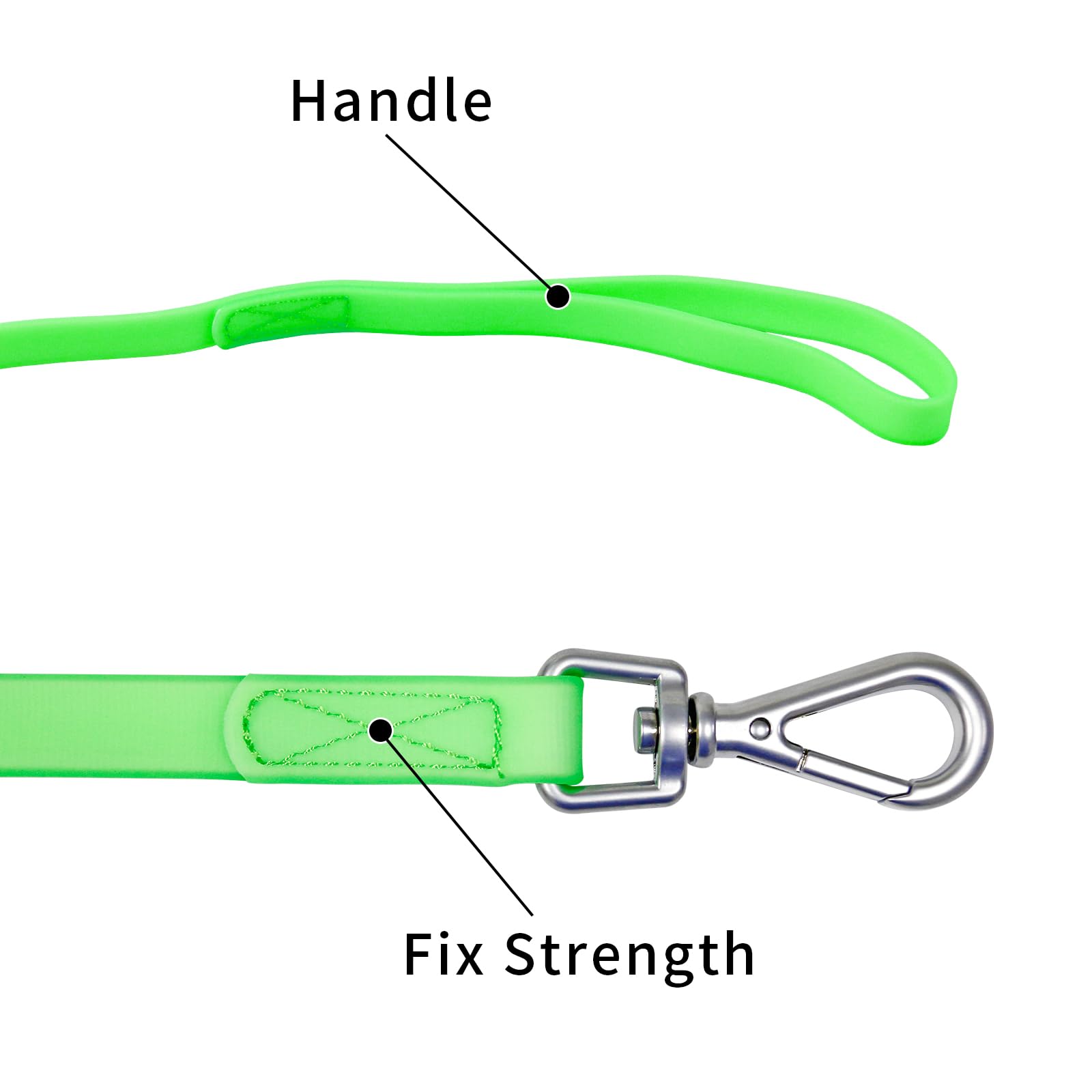 NIMBLE correa de entrenamiento para perro 30 pies impermeable, perfecta para áreas abiertas