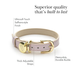 Hebilla ajustable en collar Nina Woof Milan, comodidad y ajuste seguro.