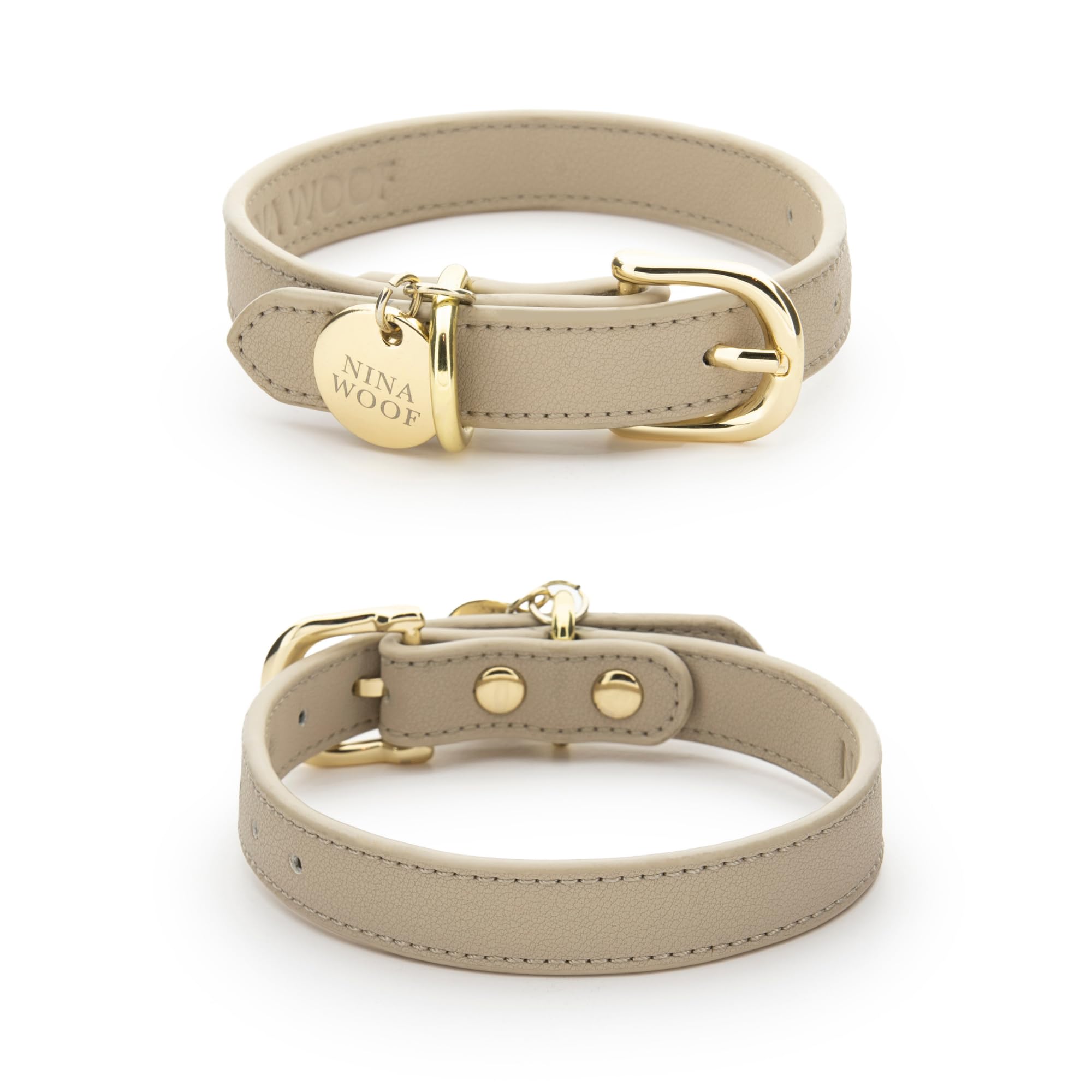 Collar Nina Woof Copenhagen con cierre ajustable, ideal para paseos diarios