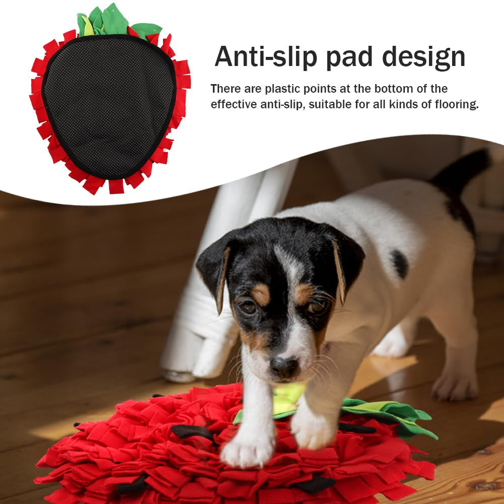NINEFOX Snuffle Mat base antideslizante evita movimientos durante el juego.
